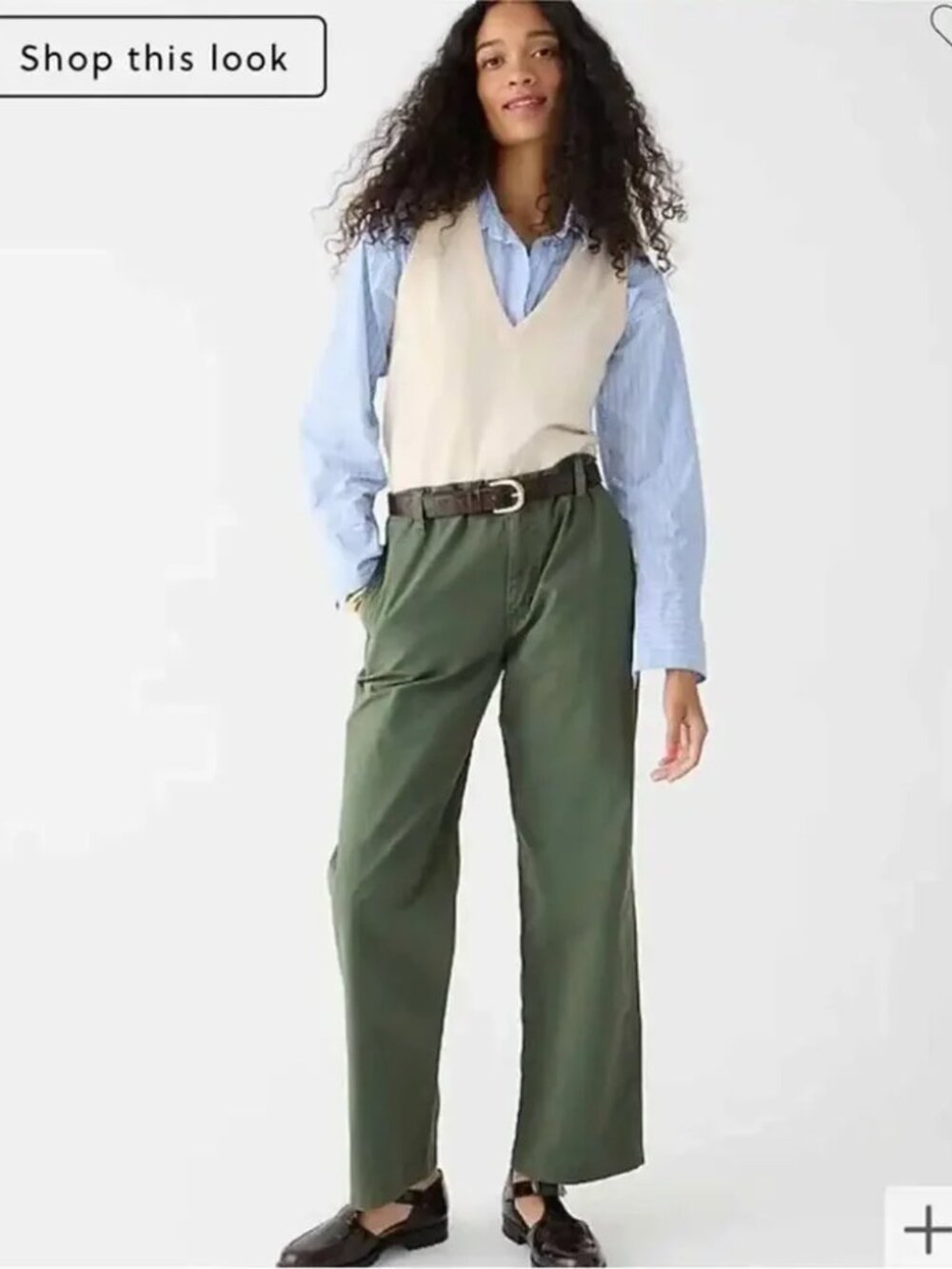 J Crew Sailor Heritage Olive Green Straight Leg Chino Pants -NWT
